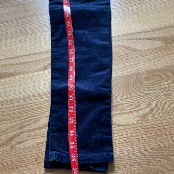 BCBG stretch cord pants skinny navy - Picture 2 of 4